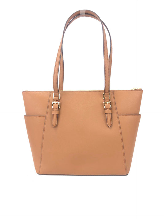 Michael Kors Charlotte Signature Leather Large Top Zip Tote Handbag Bag - DEA STILOSA MILANO