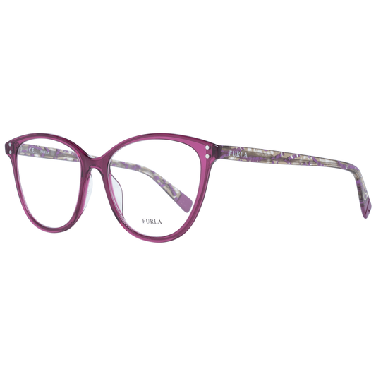Furla Elegant Cat Eye Purple Eyeglasses for Women - DEA STILOSA MILANO