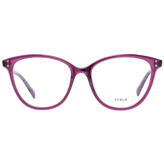 Furla Elegant Cat Eye Purple Eyeglasses for Women - DEA STILOSA MILANO