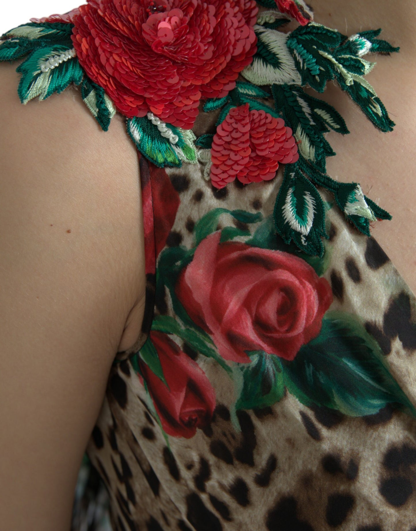 Dolce & Gabbana Multicolor Silk Maxi Evening Dress - DEA STILOSA MILANO