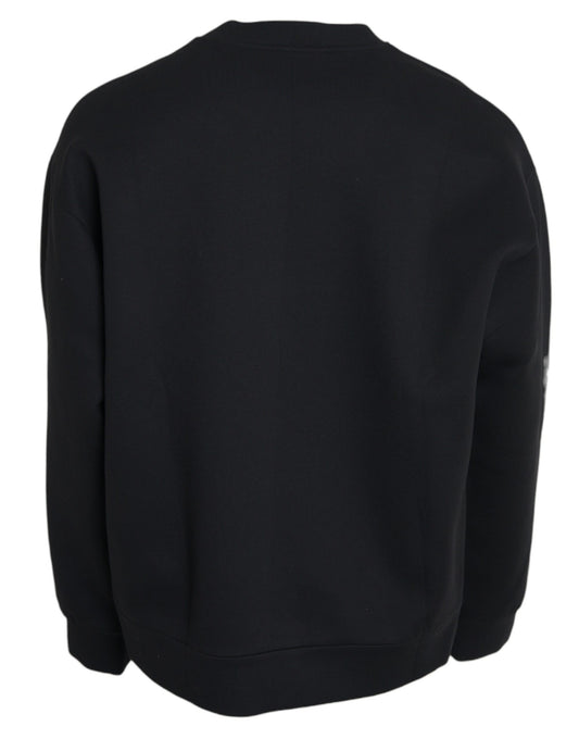 Dolce & Gabbana Black DG Logo Pullover Sweatshirt Sweater - DEA STILOSA MILANO
