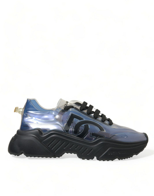 Dolce & Gabbana Elevate Your Style with Chic Blue Sneakers - DEA STILOSA MILANO