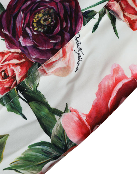 Dolce & Gabbana Floral Silk Blend Bustier Bodycon Dress - DEA STILOSA MILANO