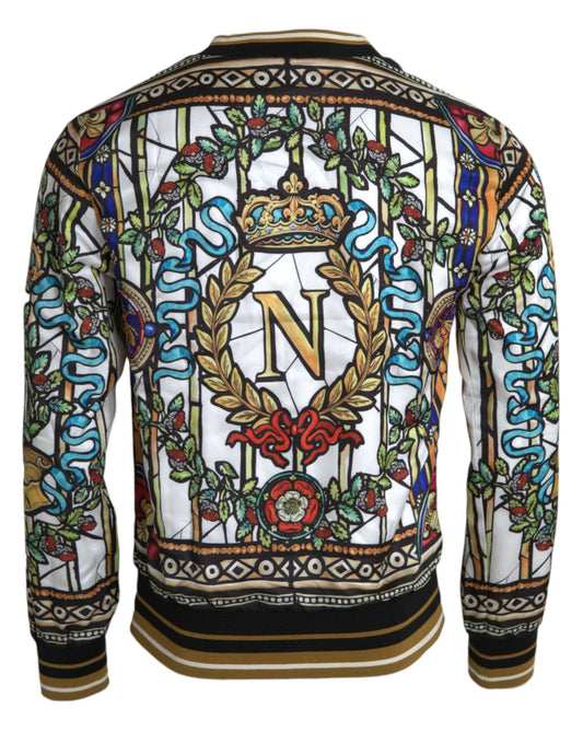 Dolce & Gabbana Napoleon Print Crew Neck Pullover Sweater - DEA STILOSA MILANO