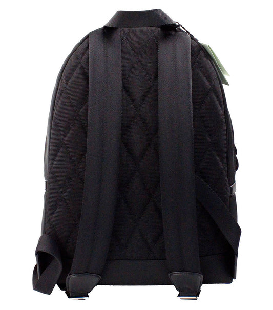 Burberry Abbeydale Branded Stamp Black Nylon Backpack Shoulder Bookbag - DEA STILOSA MILANO