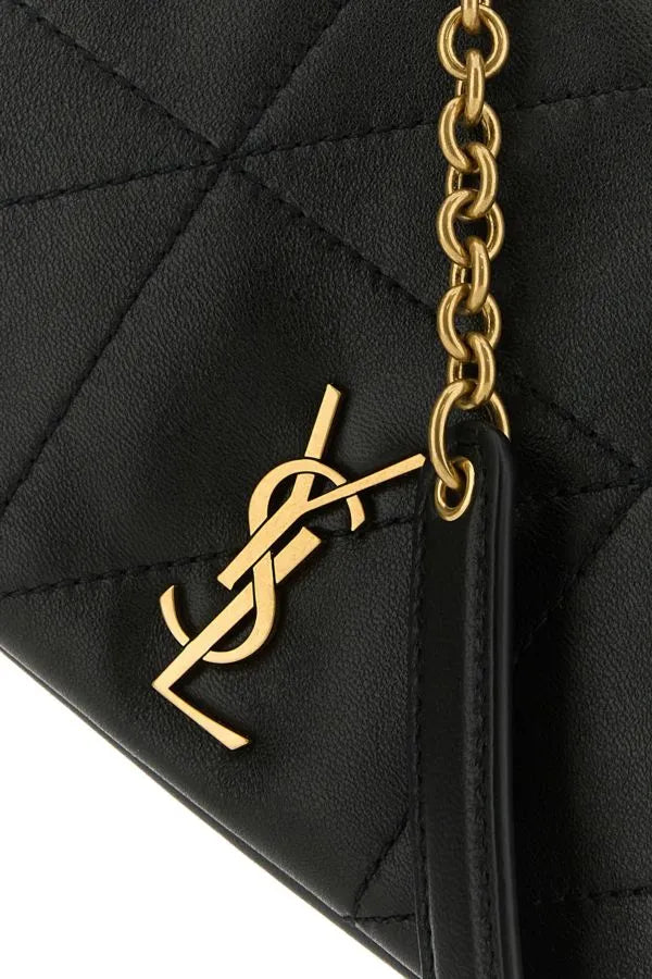 Saint Laurent Black Nappa Leather Mini Jamie Shoulder bag - DEA STILOSA MILANO