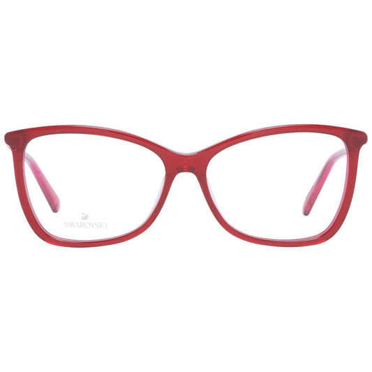 Swarovski Red Women Optical Frames - DEA STILOSA MILANO