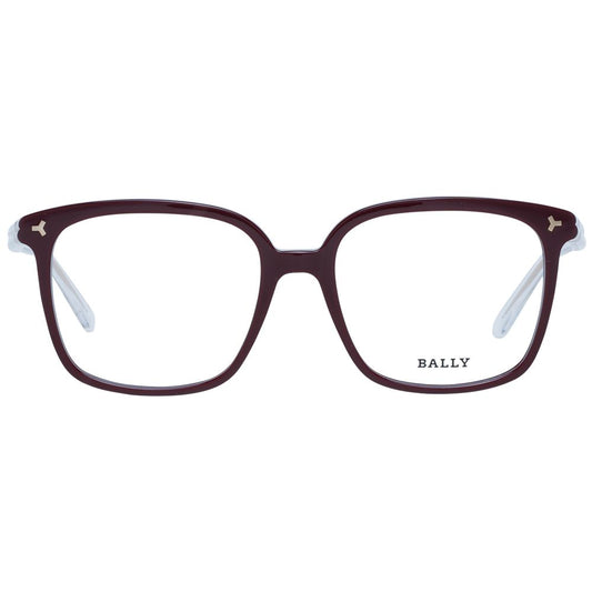 Bally Burgundy Women Optical Frames - DEA STILOSA MILANO