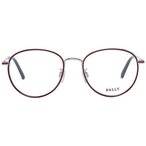 Bally Burgundy Unisex Optical Frames - DEA STILOSA MILANO