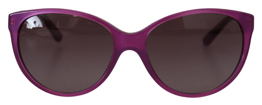 Dolce & Gabbana Chic Purple Acetate Round Sunglasses - DEA STILOSA MILANO