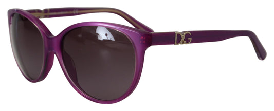Dolce & Gabbana Chic Purple Acetate Round Sunglasses - DEA STILOSA MILANO