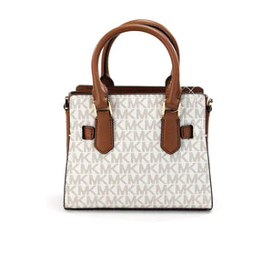 Michael Kors Hamilton XS Small Vanilla PVC Leather Satchel Crossbody Bag Purse - DEA STILOSA MILANO