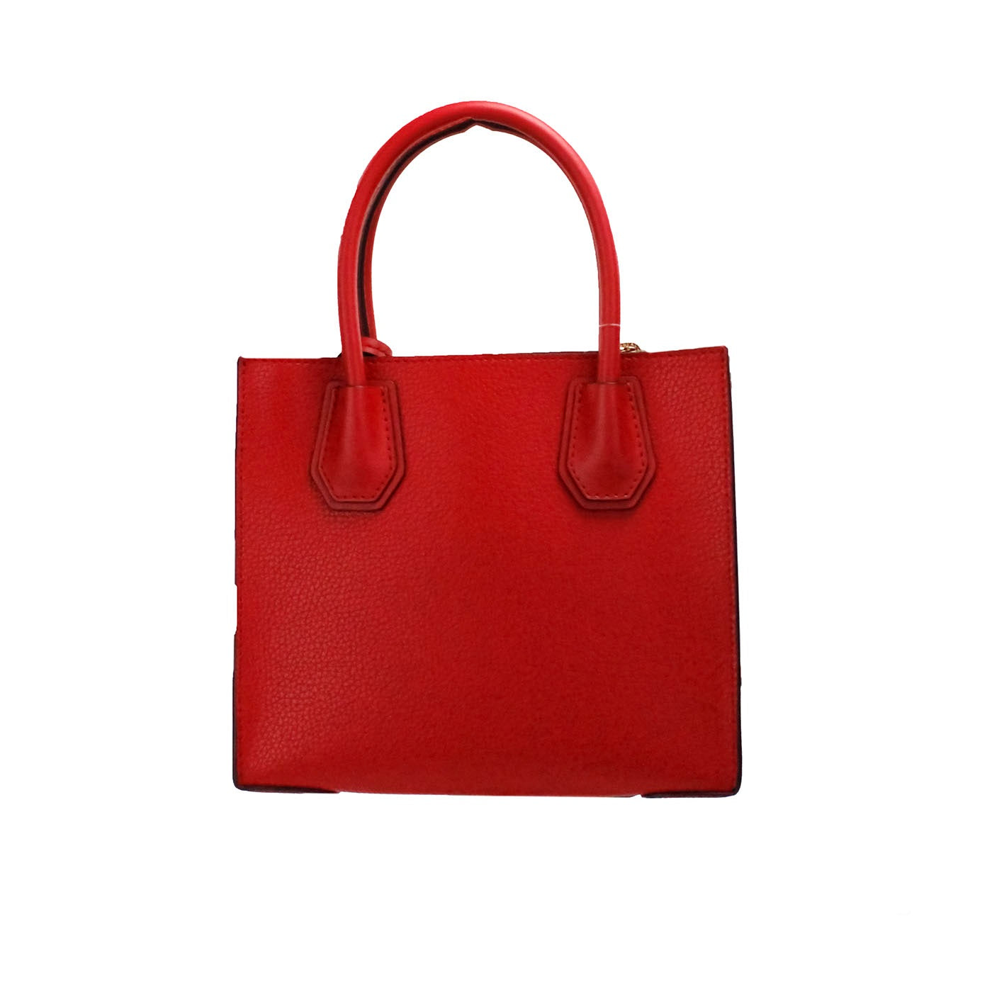 Michael Kors Mercer Medium Bright Red Pebble Leather Messenger Crossbody Bag - DEA STILOSA MILANO