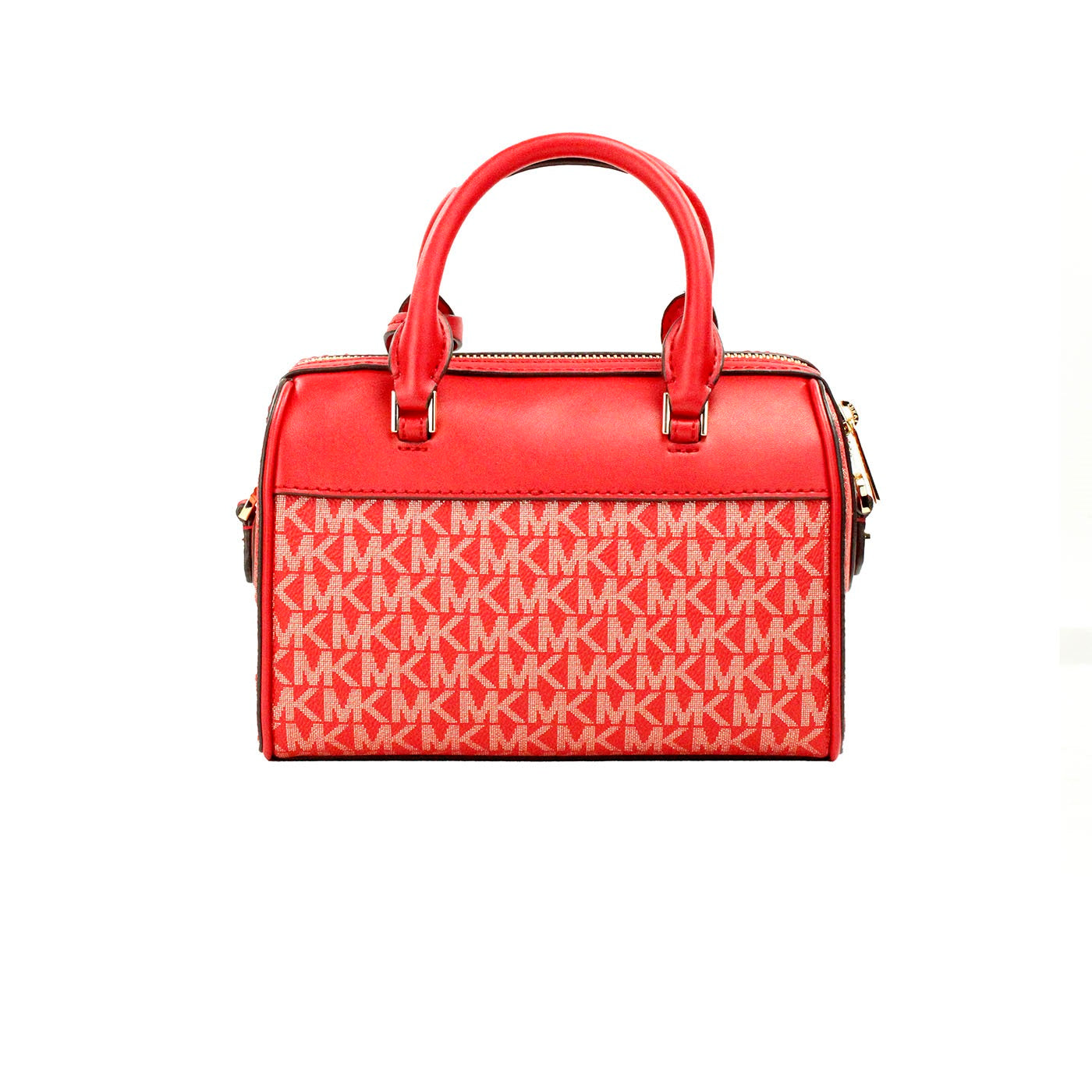 Michael Kors Travel XS Bright Red Signature PVC Duffle Crossbody Bag Purse - DEA STILOSA MILANO
