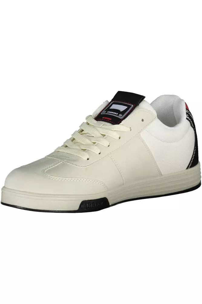 Carrera White Polyester Sneaker - DEA STILOSA MILANO