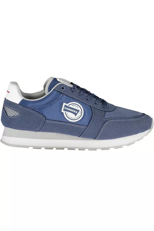 Carrera Sleek Blue Sneakers with Eco-Leather Detailing - DEA STILOSA MILANO