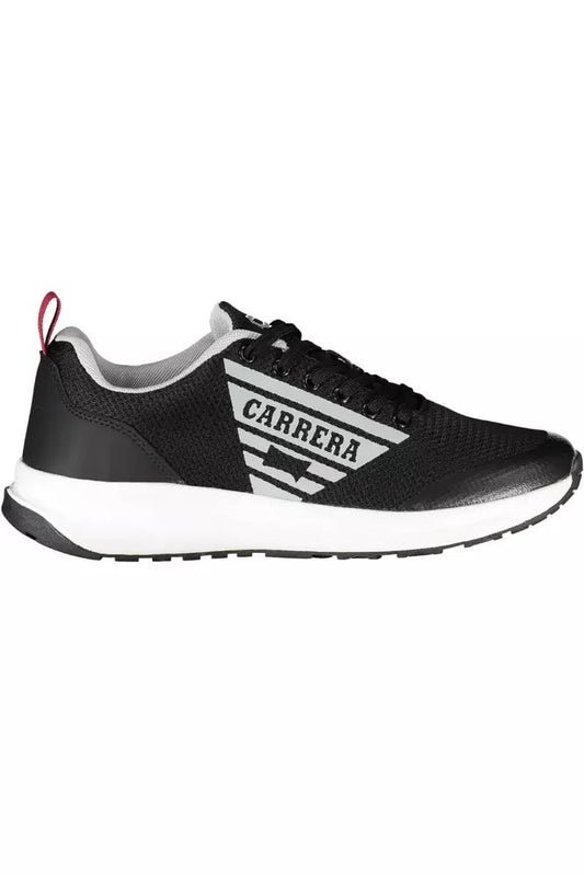 Carrera Black Polyester Sneaker - DEA STILOSA MILANO
