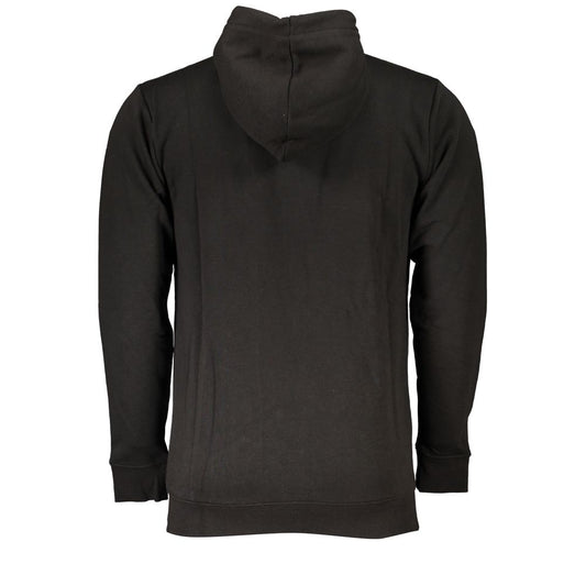 Cavalli Class Black Cotton Sweater - DEA STILOSA MILANO