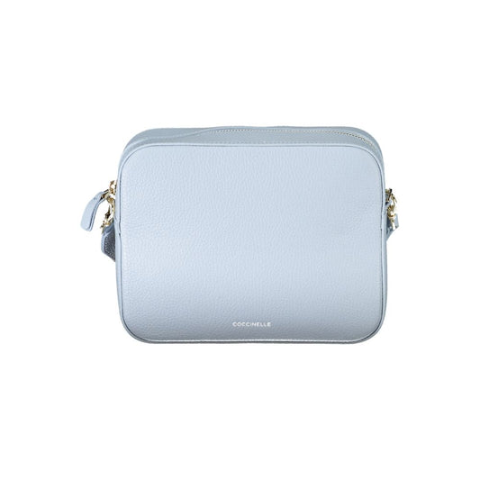 Coccinelle Light Blue Leather Handbag - DEA STILOSA MILANO