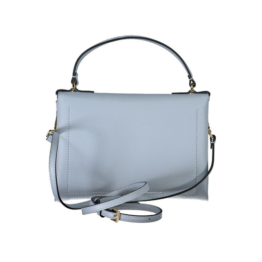 Coccinelle Light Blue Leather Handbag - DEA STILOSA MILANO