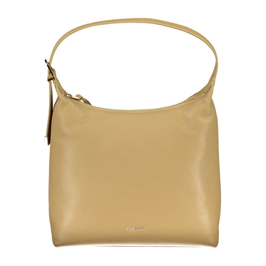 Coccinelle Beige Leather Handbag - DEA STILOSA MILANO