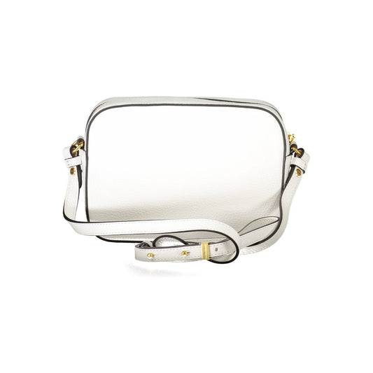 Coccinelle White Leather Handbag - DEA STILOSA MILANO