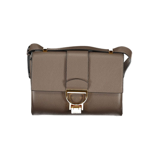 Coccinelle Brown Leather Handbag - DEA STILOSA MILANO