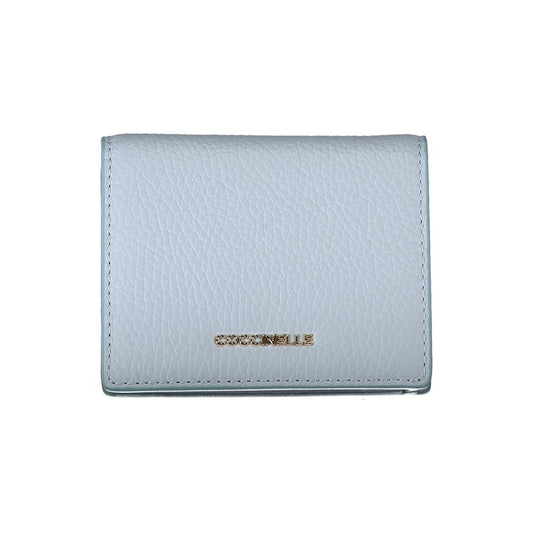 Coccinelle Light Blue Leather Wallet - DEA STILOSA MILANO