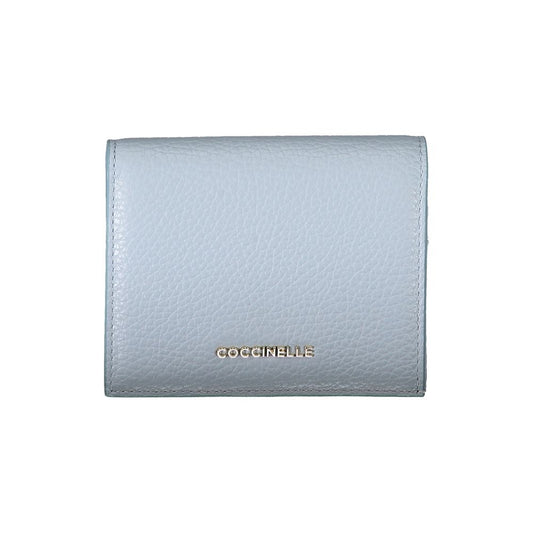 Coccinelle Light Blue Leather Wallet - DEA STILOSA MILANO