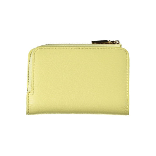 Coccinelle Yellow Leather Wallet - DEA STILOSA MILANO