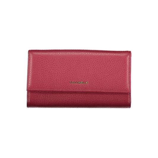 Coccinelle Elegant Dual-Compartment Pink Leather Wallet - DEA STILOSA MILANO