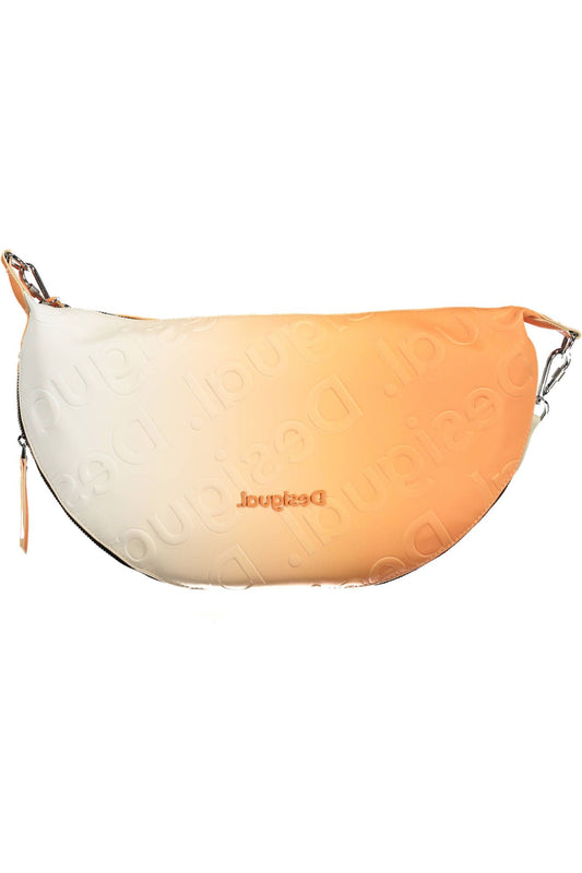 Desigual Vibrant Orange Expandable Handbag - DEA STILOSA MILANO