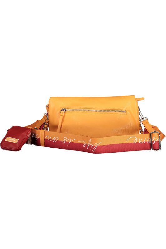 Desigual Vibrant Orange Polyurethane Handbag - DEA STILOSA MILANO