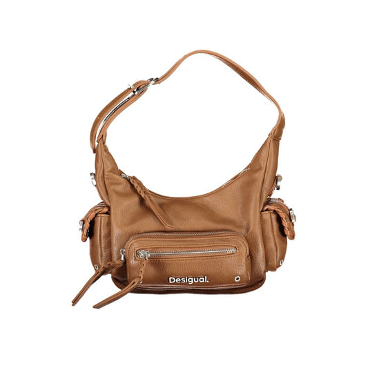 Desigual Brown Polyethylene Handbag - DEA STILOSA MILANO