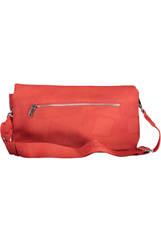 Desigual Chic Red Polyurethane Handbag with Multiple Compartments - DEA STILOSA MILANO