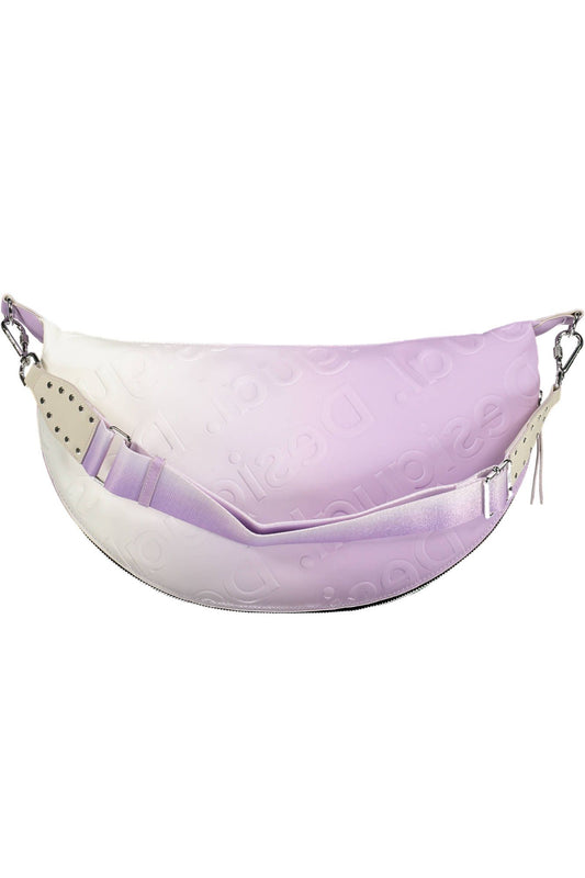 Desigual Elegant Purple Expandable Handbag with Contrasting Details - DEA STILOSA MILANO