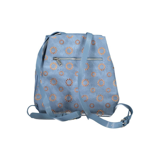 Desigual Light Blue Polyethylene Backpack - DEA STILOSA MILANO