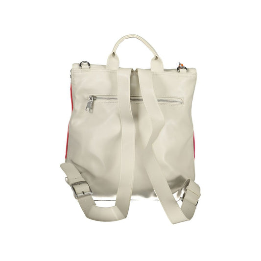 Desigual White Polyethylene Backpack - DEA STILOSA MILANO