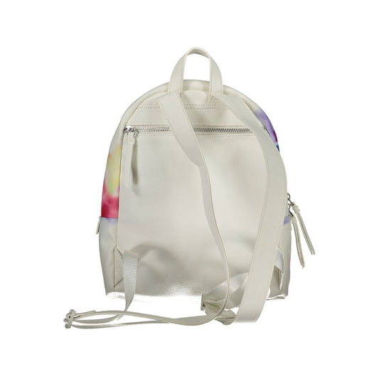 Desigual White Polyester Backpack - DEA STILOSA MILANO