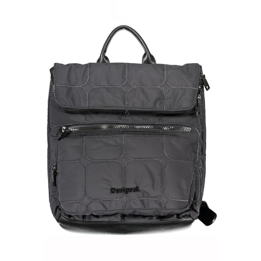 Desigual Black Polyester Backpack - DEA STILOSA MILANO