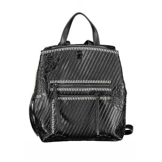 Desigual Black Polyethylene Backpack - DEA STILOSA MILANO