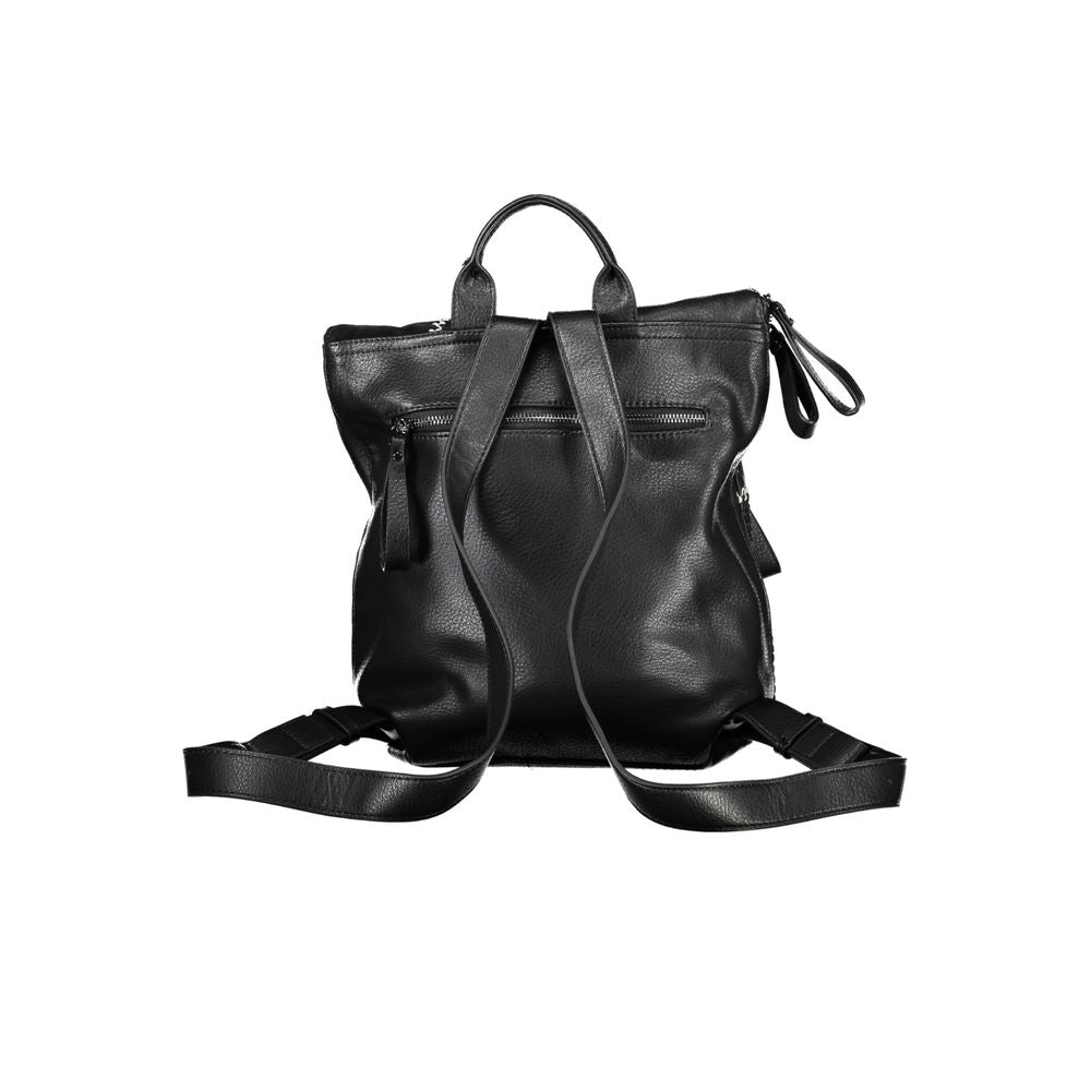 Desigual Black Polyethylene Backpack - DEA STILOSA MILANO
