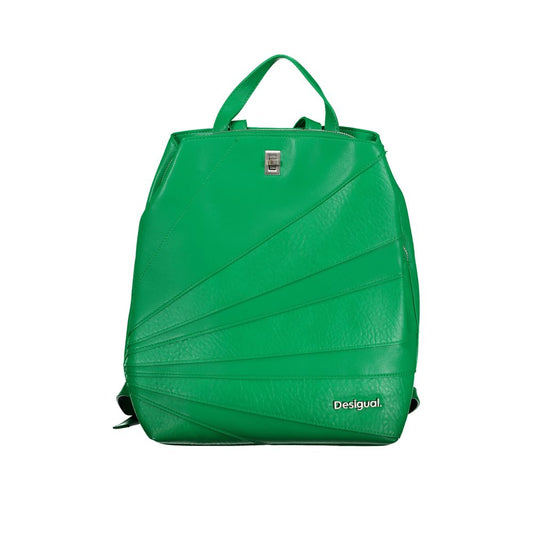 Desigual Chic Green Backpack with Contrast Details - DEA STILOSA MILANO