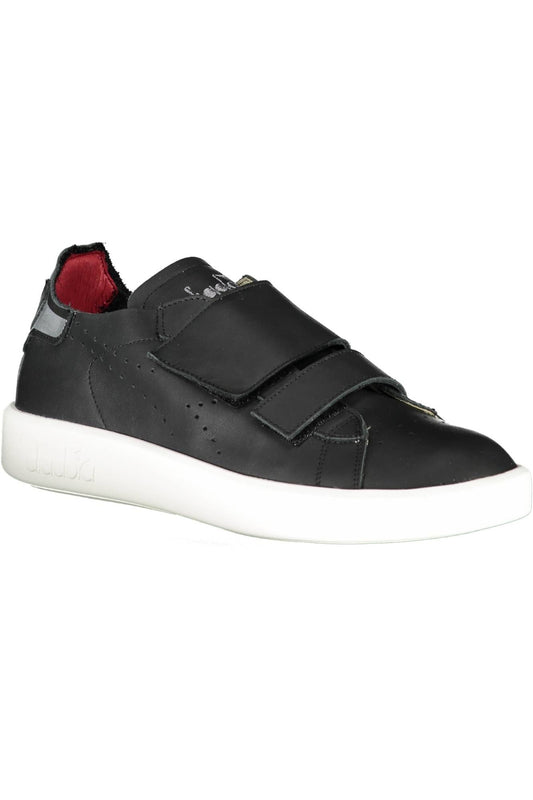 Diadora Black Leather Sneaker - DEA STILOSA MILANO