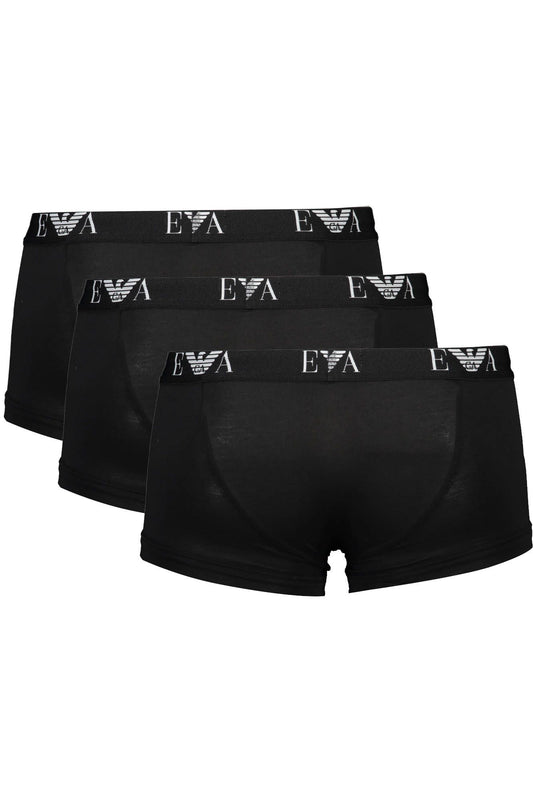 Emporio Armani Black Cotton Underwear - DEA STILOSA MILANO