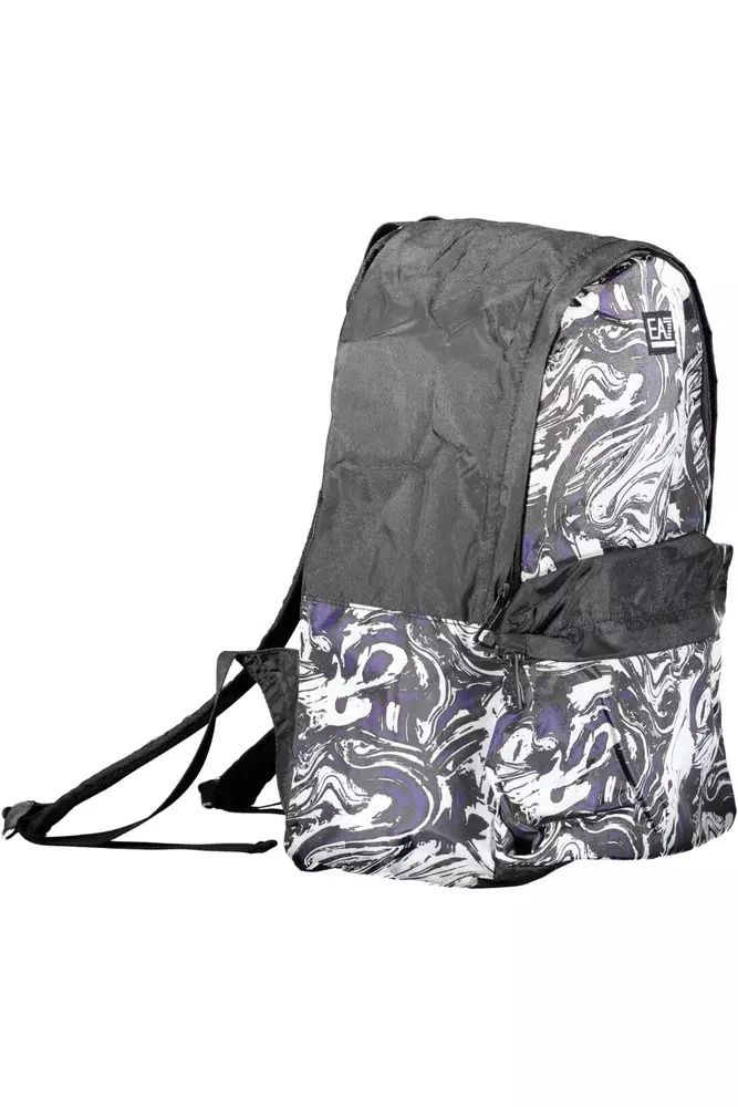 Emporio Armani Black Polyamide Backpack - DEA STILOSA MILANO