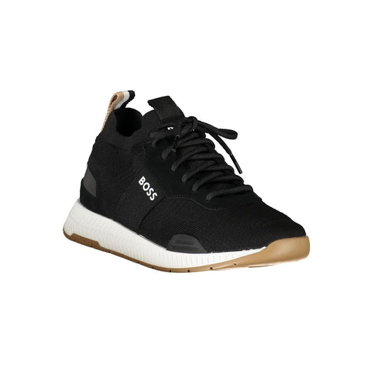 Hugo Boss Black Polyester Sneaker - DEA STILOSA MILANO