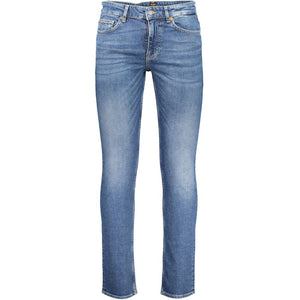 Hugo Boss Blue Cotton Jeans & Pant - DEA STILOSA MILANO