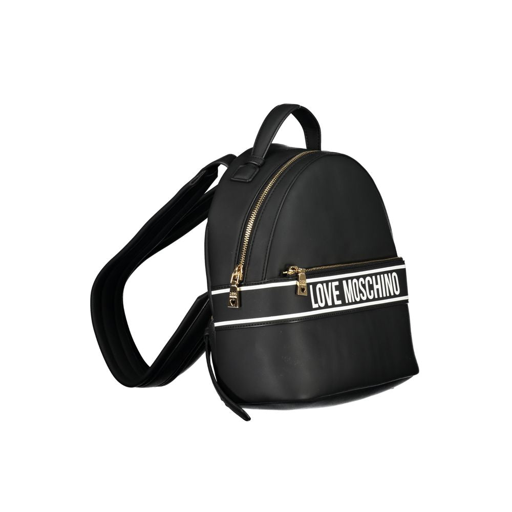Love Moschino Black Polyethylene Backpack - DEA STILOSA MILANO