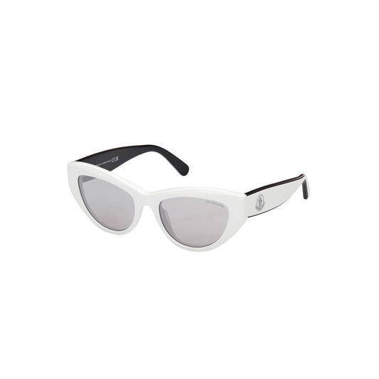 Moncler White PANTOGRAFATO Sunglasses - DEA STILOSA MILANO